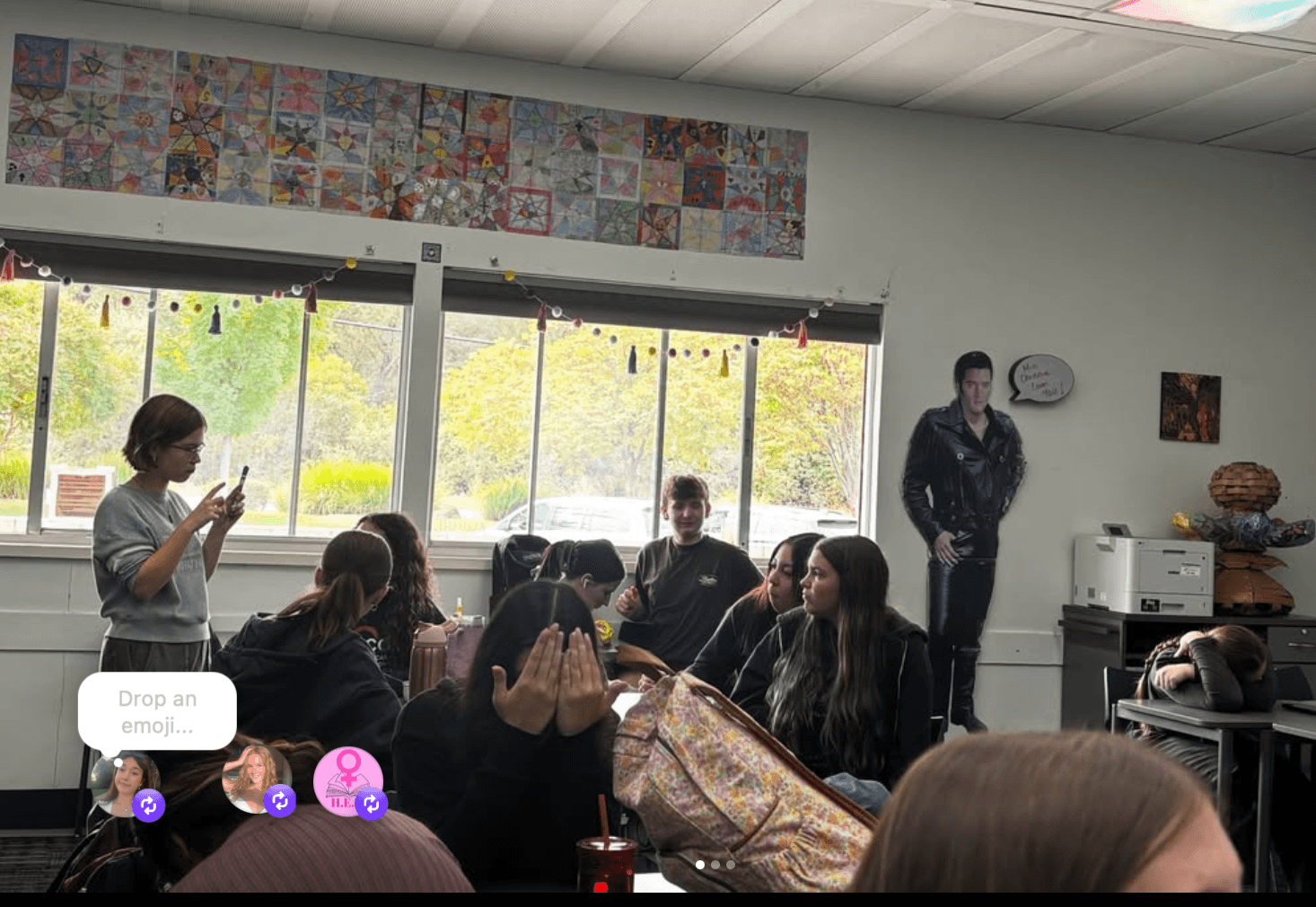 HER students together in a classroom