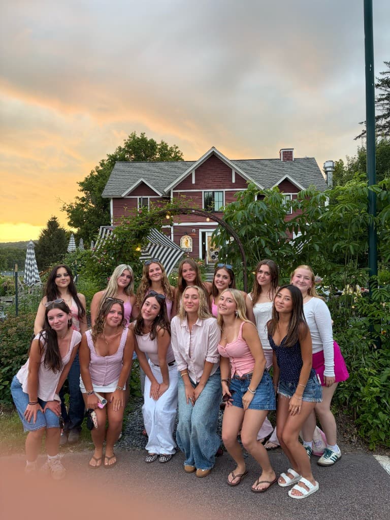 HER students at sunset